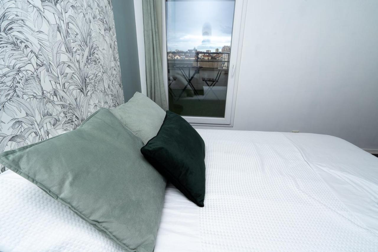 T3-Rare-2 Chambres-Parking Gratuit-2 Terrasses-Netflix-Proche Paris-La Defense Argenteuil Kültér fotó