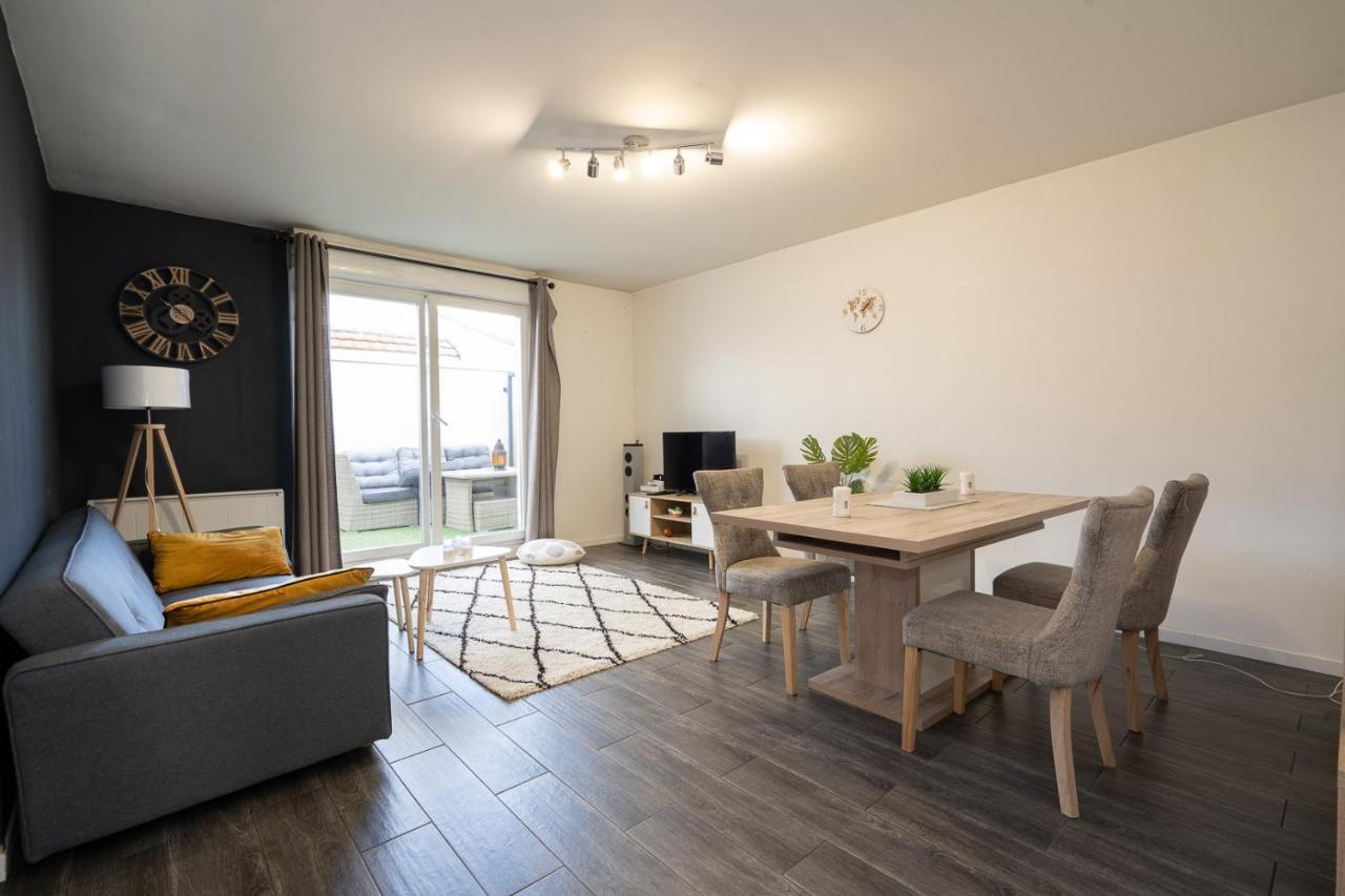 T3-Rare-2 Chambres-Parking Gratuit-2 Terrasses-Netflix-Proche Paris-La Defense Argenteuil Kültér fotó